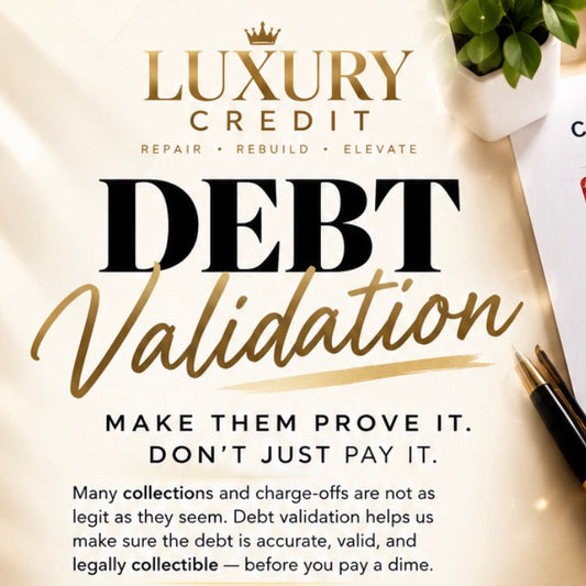 DIY Collection Debt Validation Letter Template
